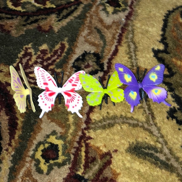 Other - Plastic Butterfly Figurine Set